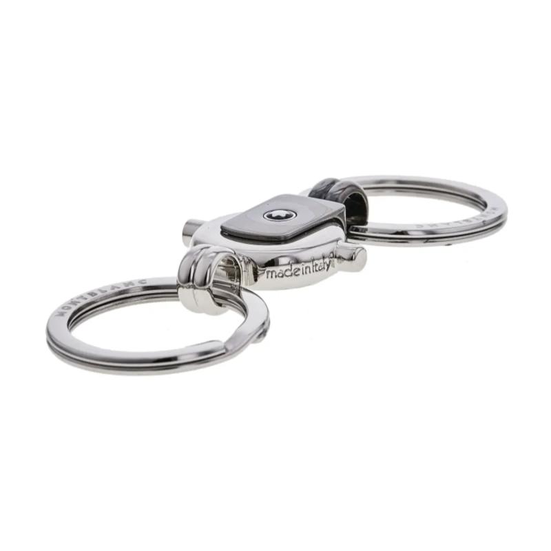 Meisterstuck Silver Double Ring Metal Keychain M114567