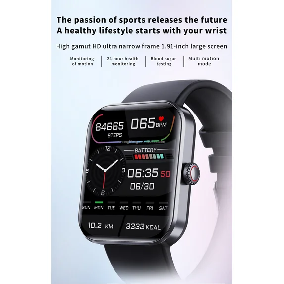 Smart Watch for Google Pixel 9 Pro XL - with Bluetooth Call, 1.9" HD Touch Screen Fitness Tracker 50+ Sport Modes Elegant Activity Tracker for Android/iOS Phones - Black - Image 2