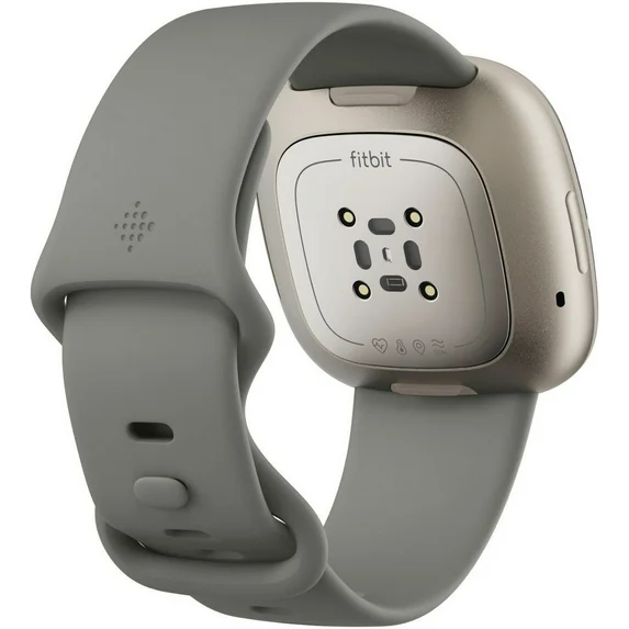 Restored Fitbit Sense Smartwatch - Sage Grey/Silver (Refurbished) - Image 3