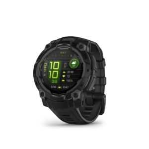 Garmin Instinct 3 45mm, AMOLED Display, Rugged Outdoor GPS Smartwatch, Metal-Reinforced Bezel, Built-In Flashlight, Up to 18 Days of Battery Life, Black