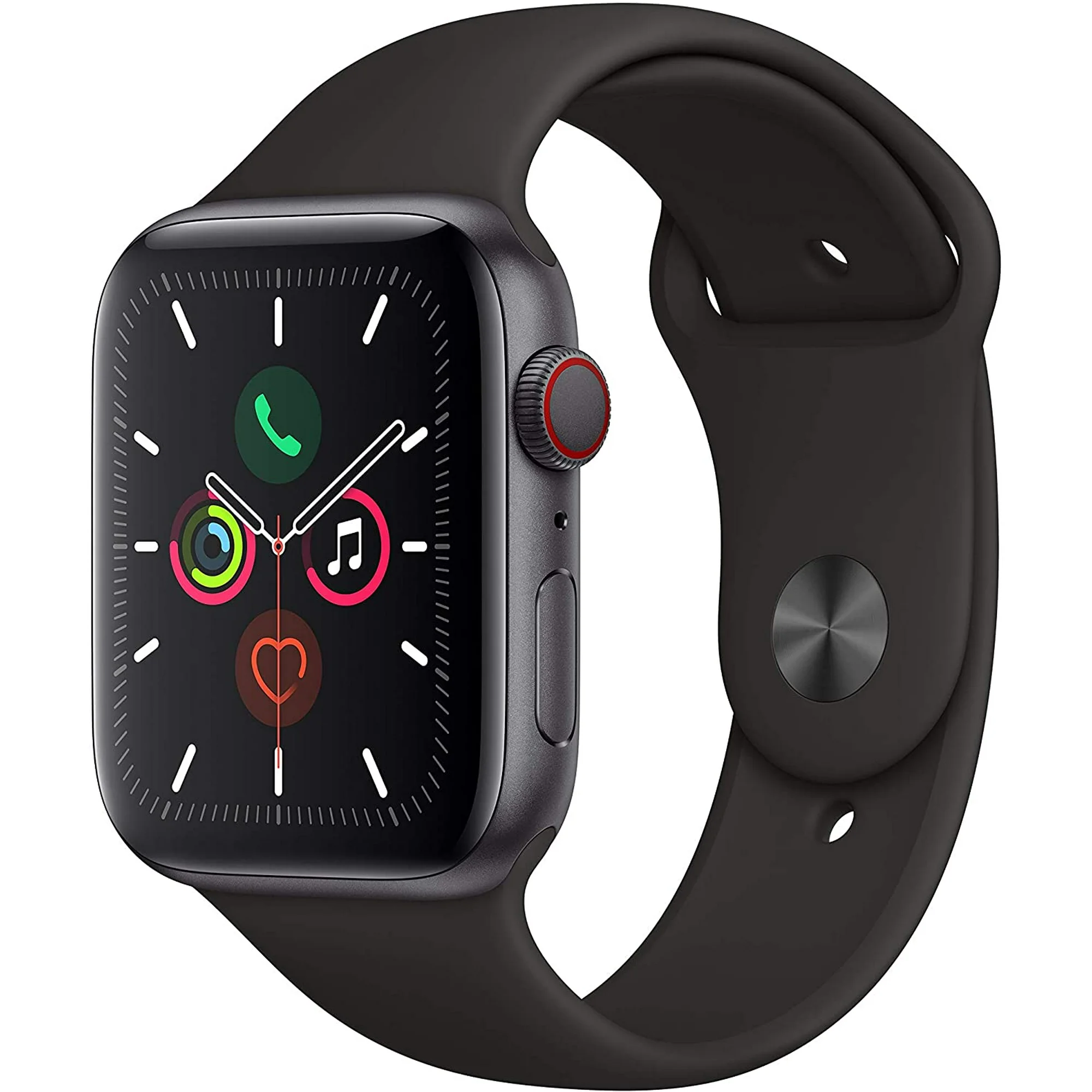 Restored Apple Watch Series 5 GPS + Cellular 40mm Black Smart Watch (Refurbished)