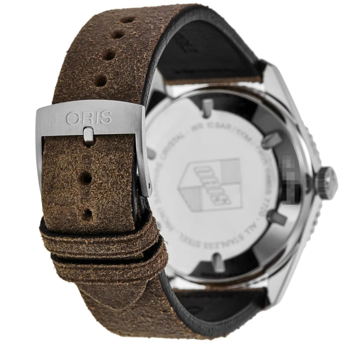 Divers Sixty-Five Automatic 42mm Green Dial Leather Strap Men's Watch 01 733 7720 4057-07 5 21 02 - Image 4
