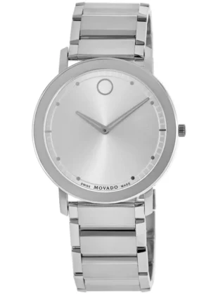 Sapphire Silver Dial Stainless Steel Men's Watch 0607407