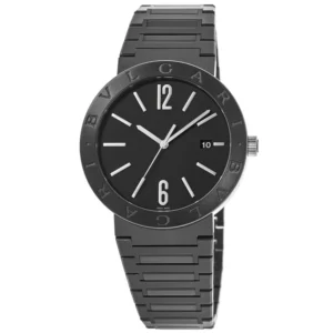 BVLGARI BVLGARI Automatic Black Dial Stainless Steel Men's Watch 103540