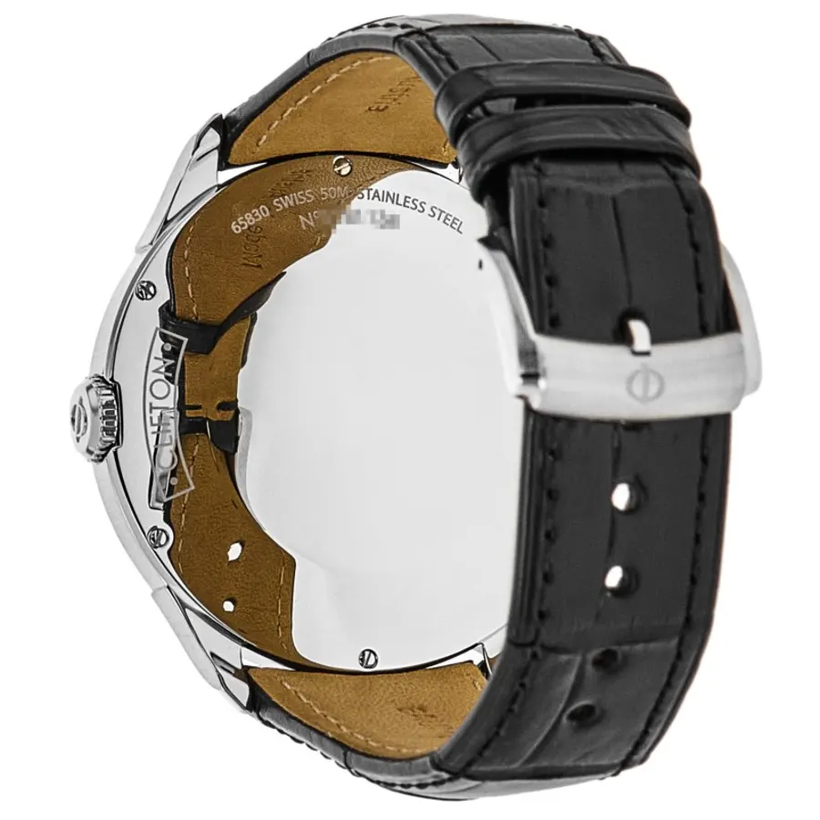 Clifton Club Automatic White Dial Leather Strap Men's Watch 10365 - Image 4