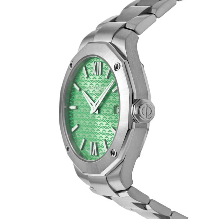 Riviera Green Dial Rubber Strap and Steel Bracelet Women's Watch 10611 - Image 3