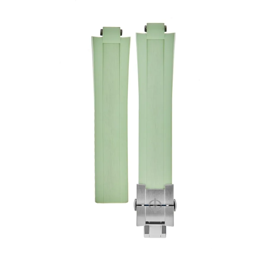 Riviera Green Dial Rubber Strap and Steel Bracelet Women's Watch 10611 - Image 4