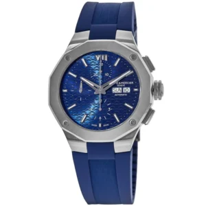Riviera Blue Chronograph Dial Rubber Strap Men's Watch 10623