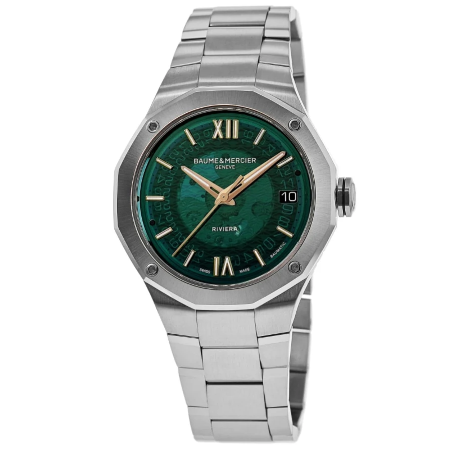 Riviera Automatic Green Dial Stainless Steel Men's Watch 10770
