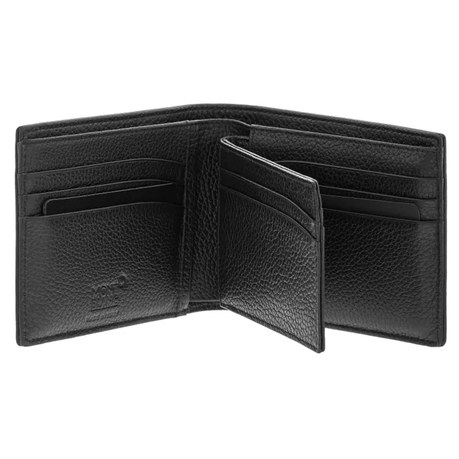 Meisterstück 6cc Soft Grain Black Leather Wallet 114467 - Image 2