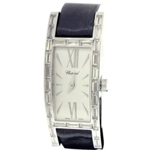 Imperiale White Dial Diamond Satin Strap Women's Watch 137217-1001