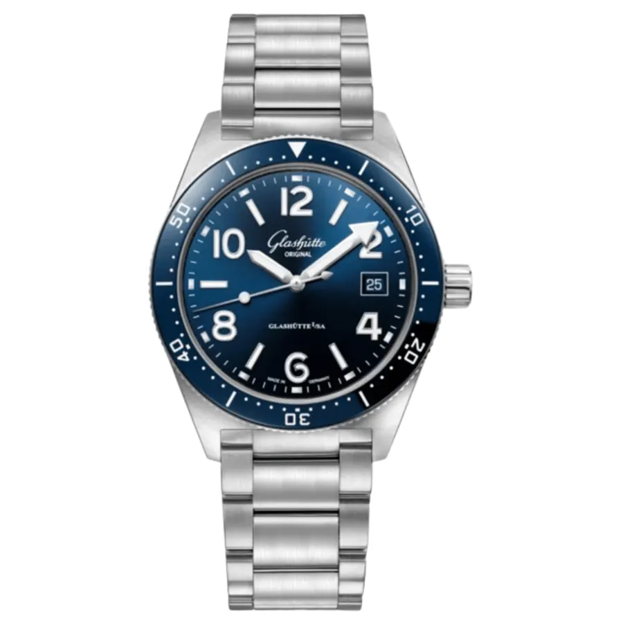 SeaQ Automatic 39.5mm Blue Dial Steel Men's Watch 1-39-11-09-81-70