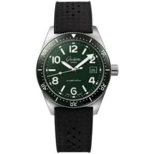 SeaQ Green Dial Rubber Strap Men's Watch 1-39-11-13-83-33
