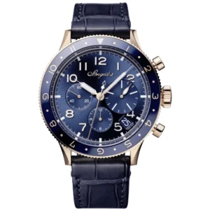 Type XX Chronograph 2067 Blue Dial Leather Strap Men's Watch 2067RK/Y9/9WU