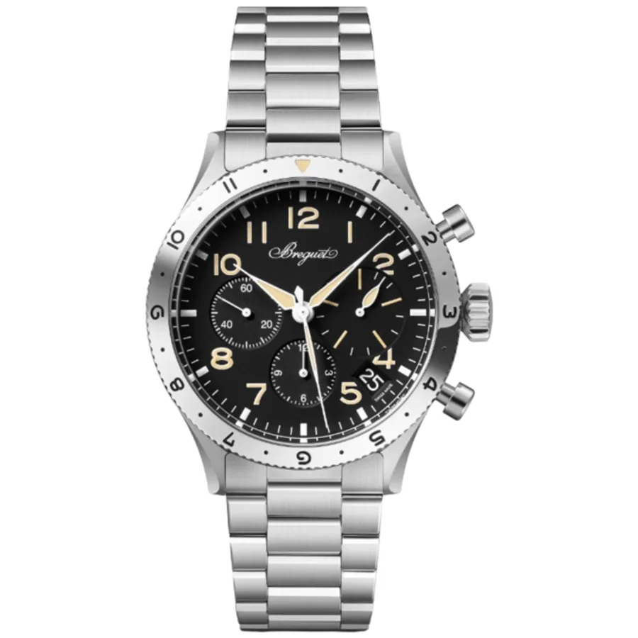 Type XX Chronograph 2067 Automatic Black Dial Steel Men's Watch 2067ST/92/SW0