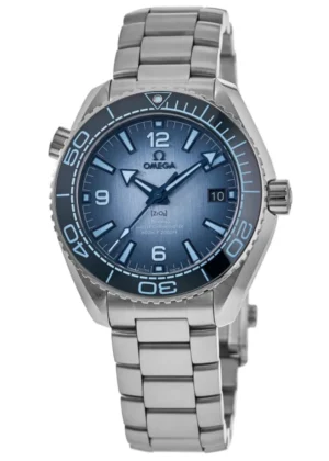 Seamaster Planet Ocean 600M 39.5mm 75th Anniversary Blue Dial Steel Men's Watch 215.30.40.20.03.002