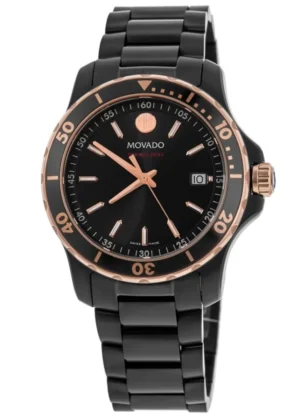 Series 800 Black Dial Steel Men's Watch 2600162