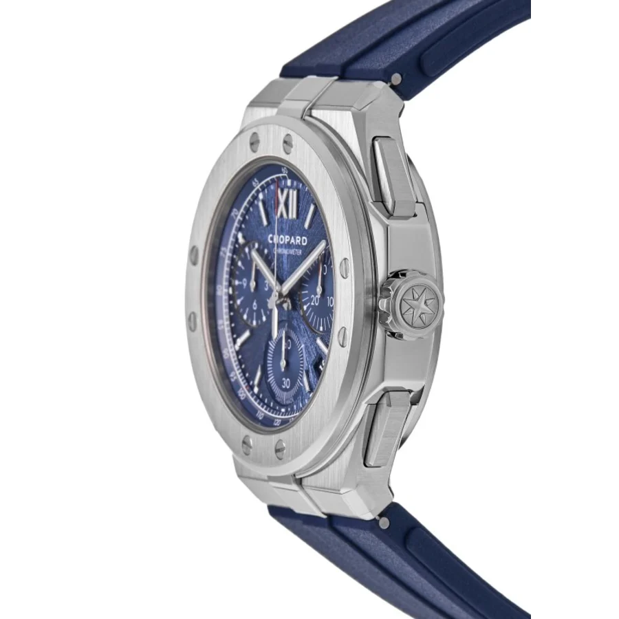 Alpine Eagle XL Chrono Automatic Blue Dial Rubber Strap Men's Watch 298609-3003 - Image 3