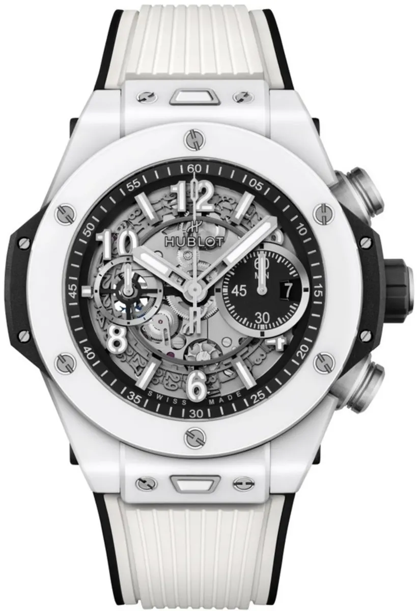 Big Bang Unico Skeleton Dial Rubber Strap Men's Watch 421.HX.1170.RX