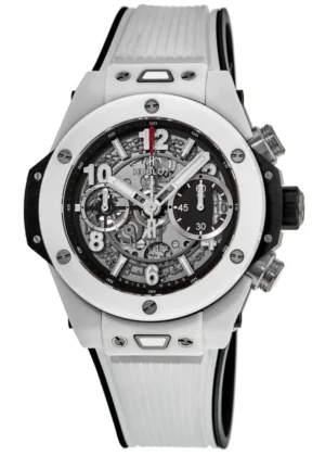 Big Bang Unico 42mm White Ceramic Skeleton Dial Men's Watch 441.HX.1170.RX