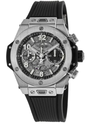 Big Bang Unico 42mm Skeleton Dial Rubber Strap Men's Watch 441.NX.1171.RX