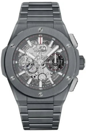 Big Bang Integral Grey Ceramic Skeleton Dial Ceramic Men's Watch 451.FX.6923.FX