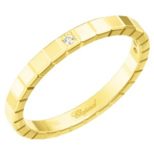 Ice Cube 18K Yellow Gold and Diamond Size 6.5 Women's Ring 827702-0229