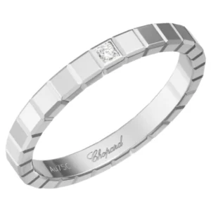 Ice Cube 18K White Gold and Diamond Size 6.5 Women's Ring 827702-1229