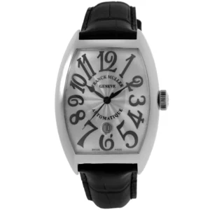 Cintree Curvex White Dial Leather Strap Men's Watch 8880 SC DT AC