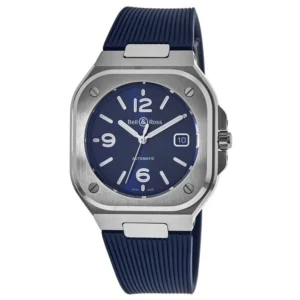 BR 05 Blue Dial Rubber Strap Men's Watch BR05A-BLU-ST/SRB