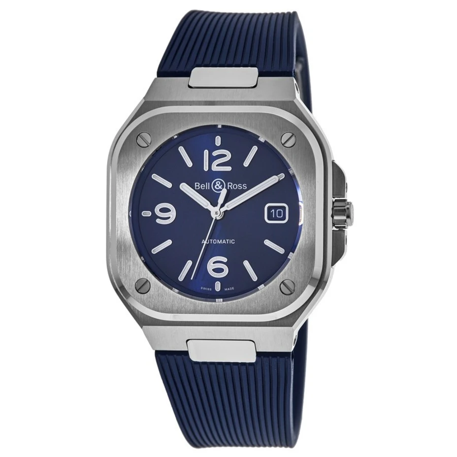 BR 05 Blue Dial Rubber Strap Men's Watch BR05A-BLU-ST/SRB