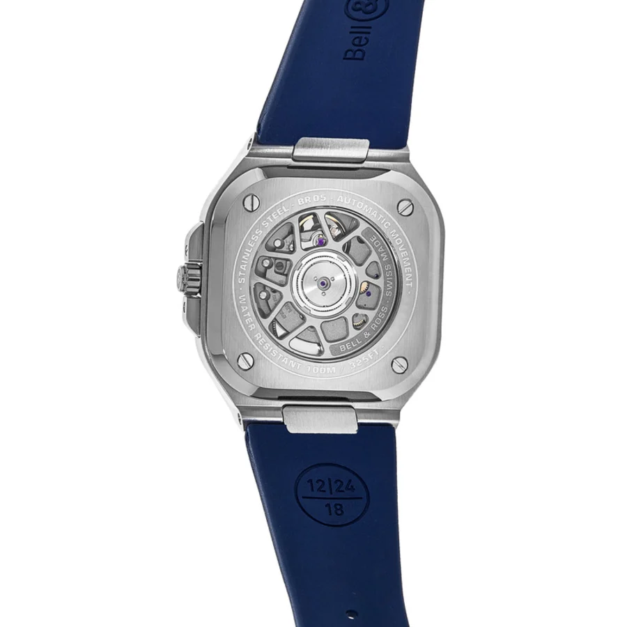 BR 05 Blue Dial Rubber Strap Men's Watch BR05A-BLU-ST/SRB - Image 2