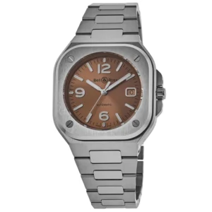 BR 05 Brown Dial Steel Men's Watch BR05A-BR-ST/SST