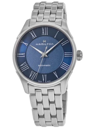 Jazzmaster Auto Blue Dial Stainless Steel Men's Watch H42535140