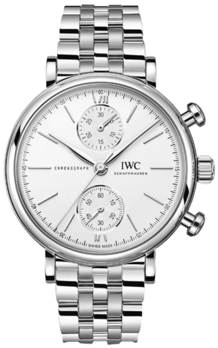 Portofino Chronograph 39 Automatic White Dial Steel Men's Watch IW391503