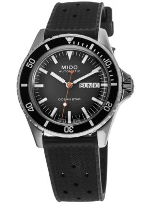 Ocean Star Tribute Gradient Grey Dial Rubber Strap Men's Watch M026.830.17.081.00