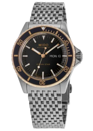 Ocean Star Tribute Black Dial Stainless Steel Men's Watch M026.830.21.051.00