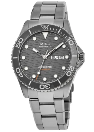 Ocean Star 200 C Grey Dial Steel Men's Watch M042.430.11.081.00