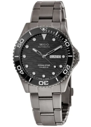 Ocean Star 200 C Black Dial Titanium Men's Watch M042.430.44.051.00