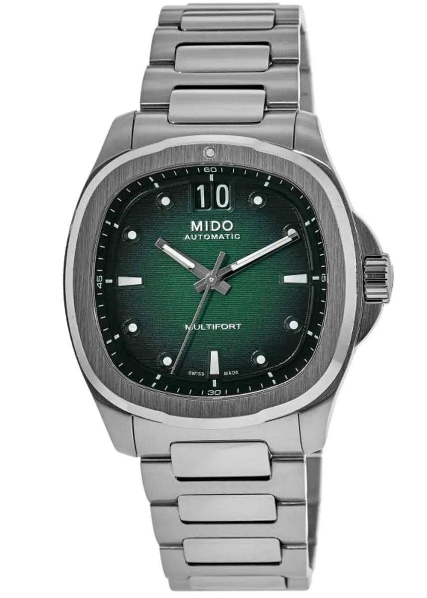 Multifort TV Big Date Green Dial Steel Men's Watch M049.526.11.091.00