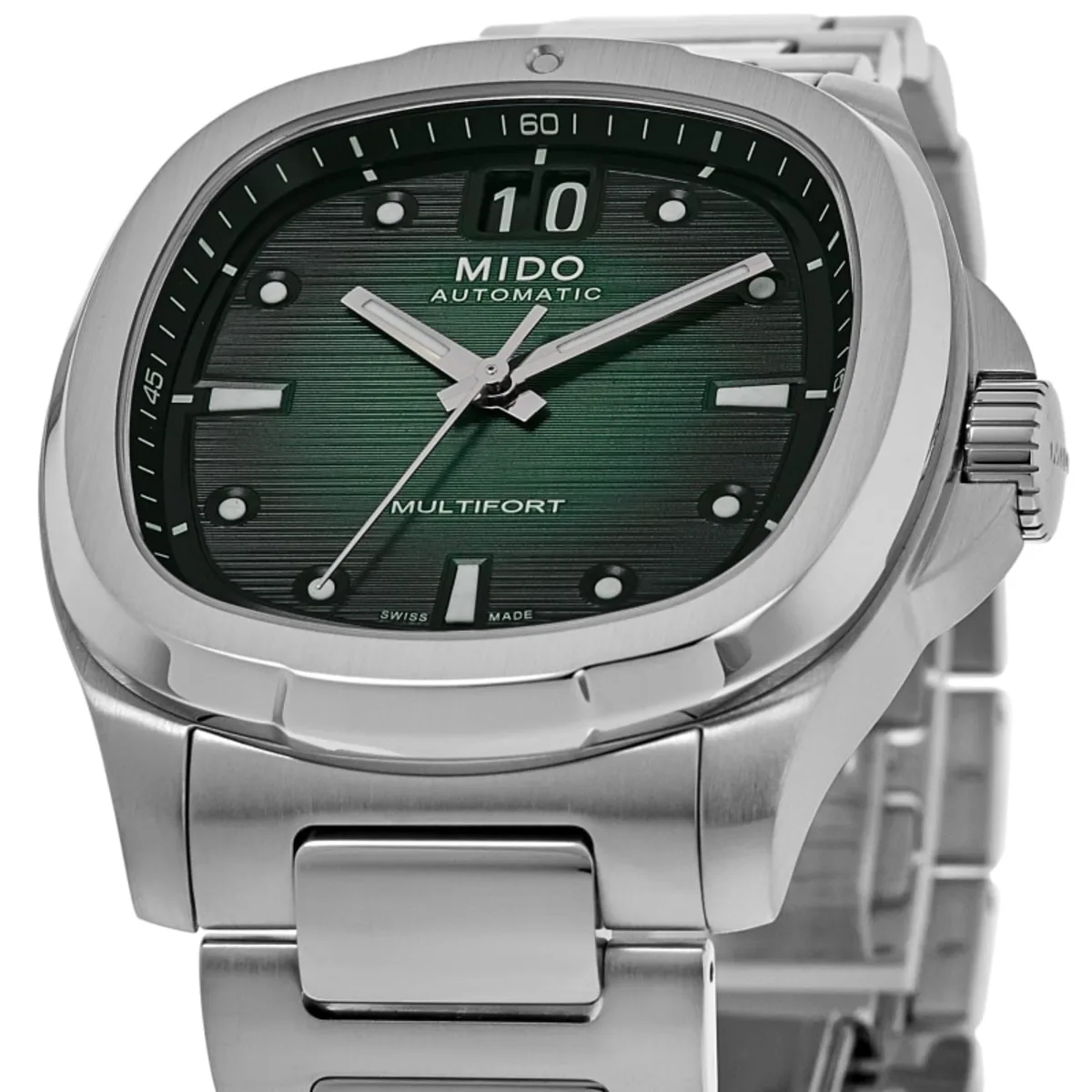 Multifort TV Big Date Green Dial Steel Men's Watch M049.526.11.091.00 - Image 2