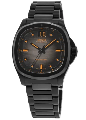 Multifort TV Big Date Automatic Grey Dial Black PVD Steel Men's Watch M049.526.33.081.00