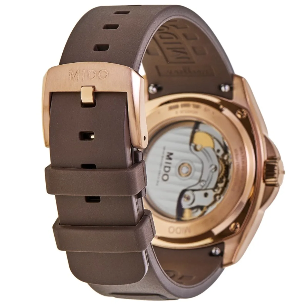 Multifort TV Big Date Automatic Brown Dial Rubber Strap Men's Watch M049.526.37.291.00 - Image 4