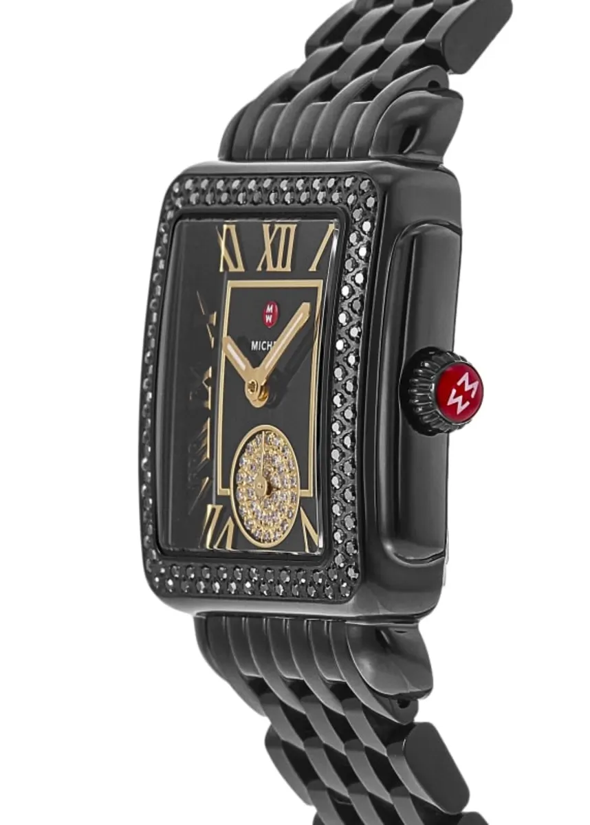 Deco Madison Diamond Black Dial Black PVD Steel Women's Watch MWW06G000051 - Image 3