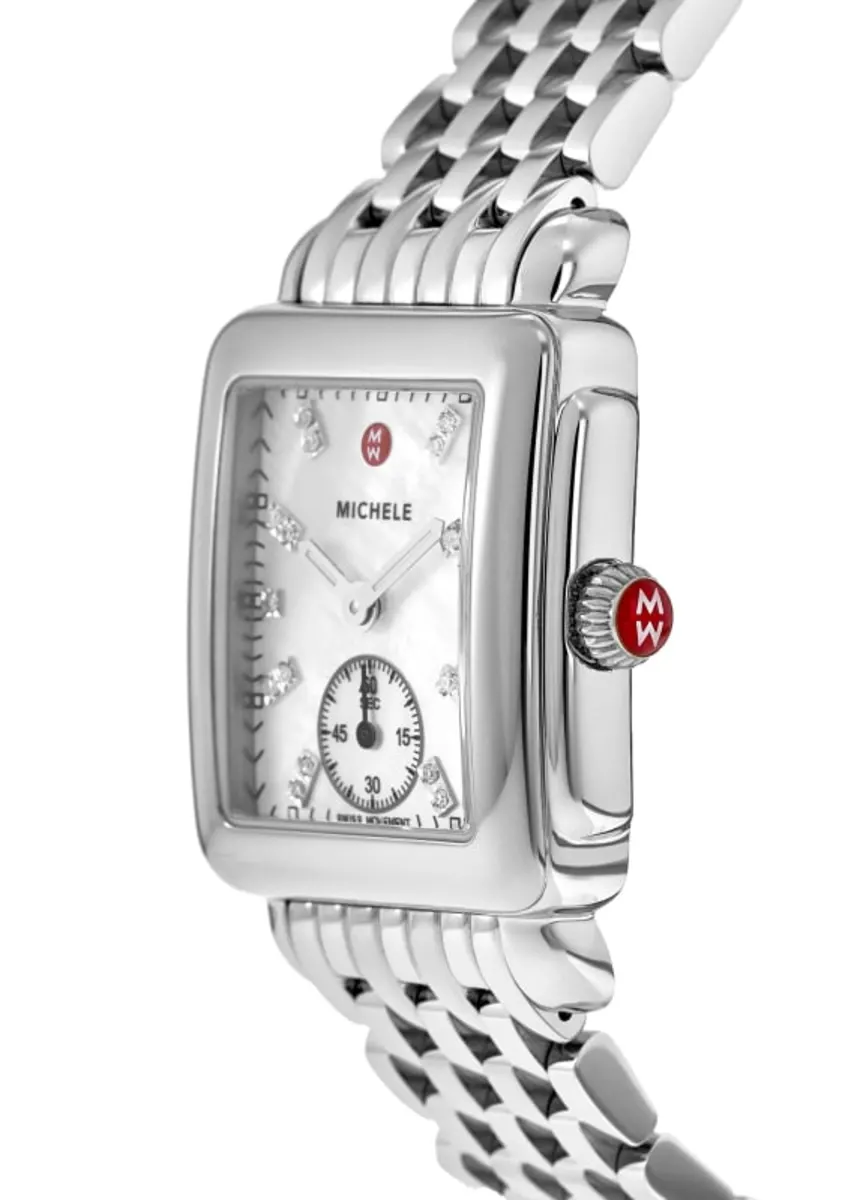 Deco Mid Mother of Pearl Diamond Dial Steel Women's Watch MWW06V000002 - Image 2