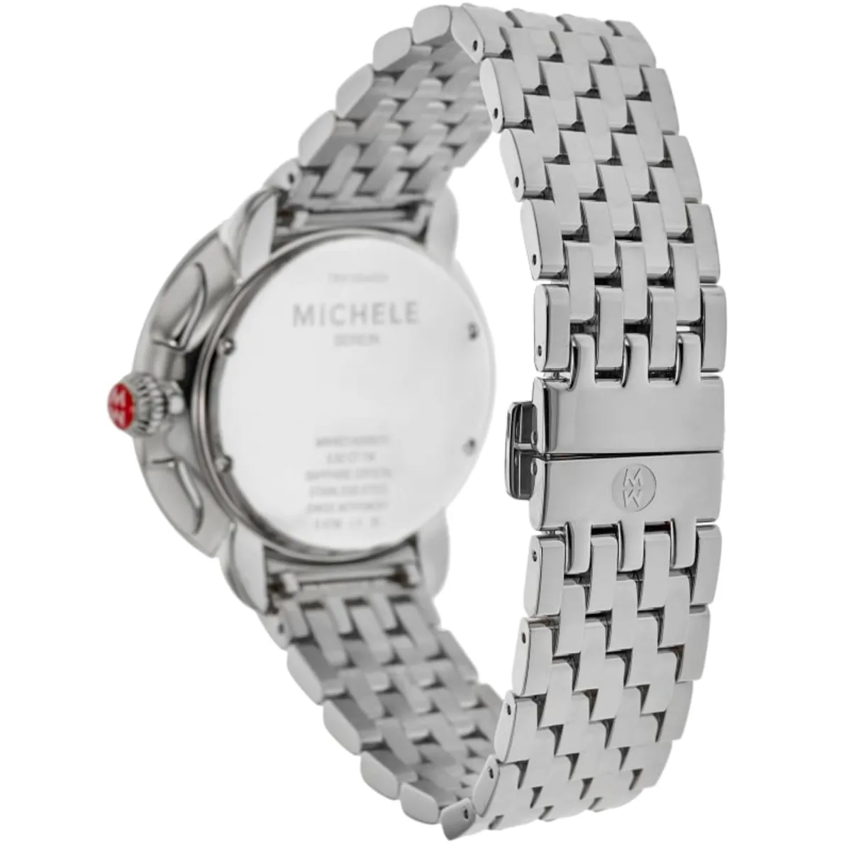 Serein Chronograph Mother of Pearl Dial Diamond Bezel Two-Tone Steel Women's Watch MWW21A000069 - Image 4