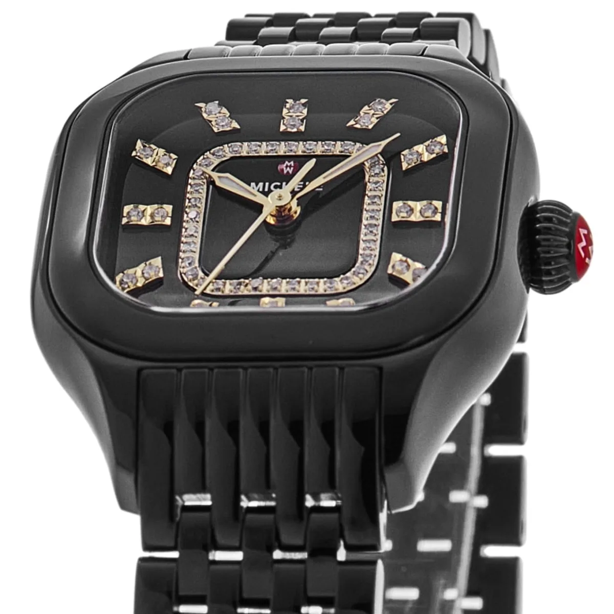 Meggie Diamond Black Diamond Dial IP Stainless Steel Women's Watch MWW33B000019 - Image 2