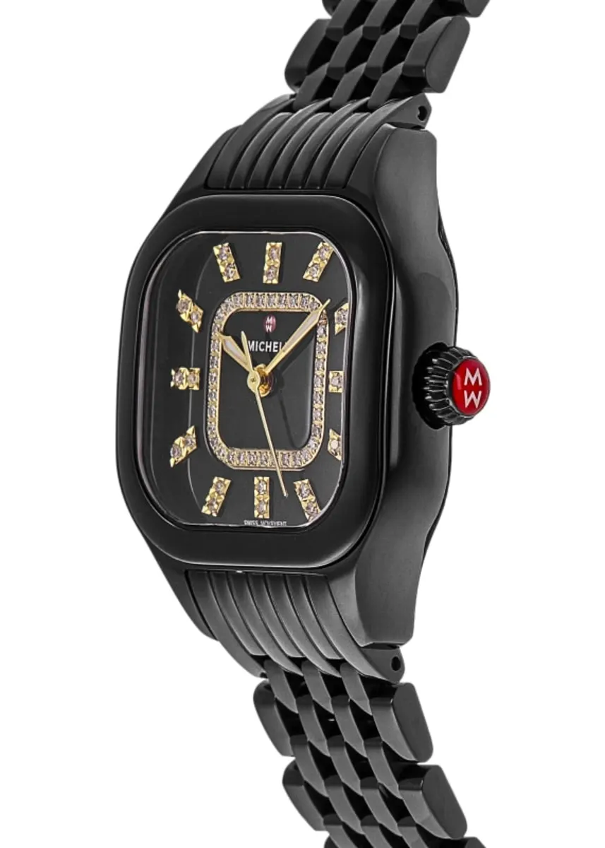 Meggie Diamond Black Diamond Dial IP Stainless Steel Women's Watch MWW33B000019 - Image 3