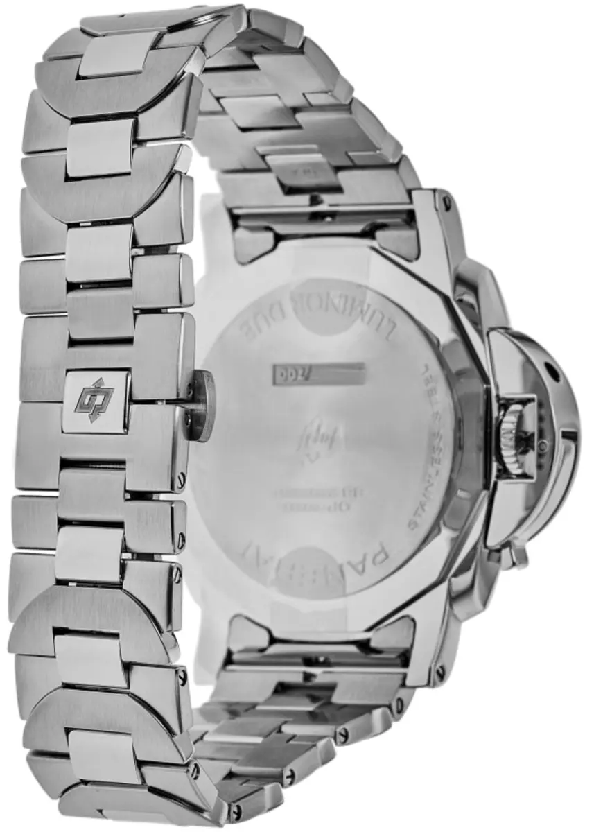 Luminor Due 42mm Automatic Burgundy Dial Stainless Steel Men's Watch PAM01539 - Image 4