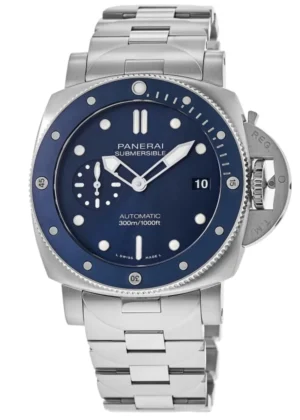 Submersible Blu Notte Automatic Blue Dial Steel Men's Watch PAM02068
